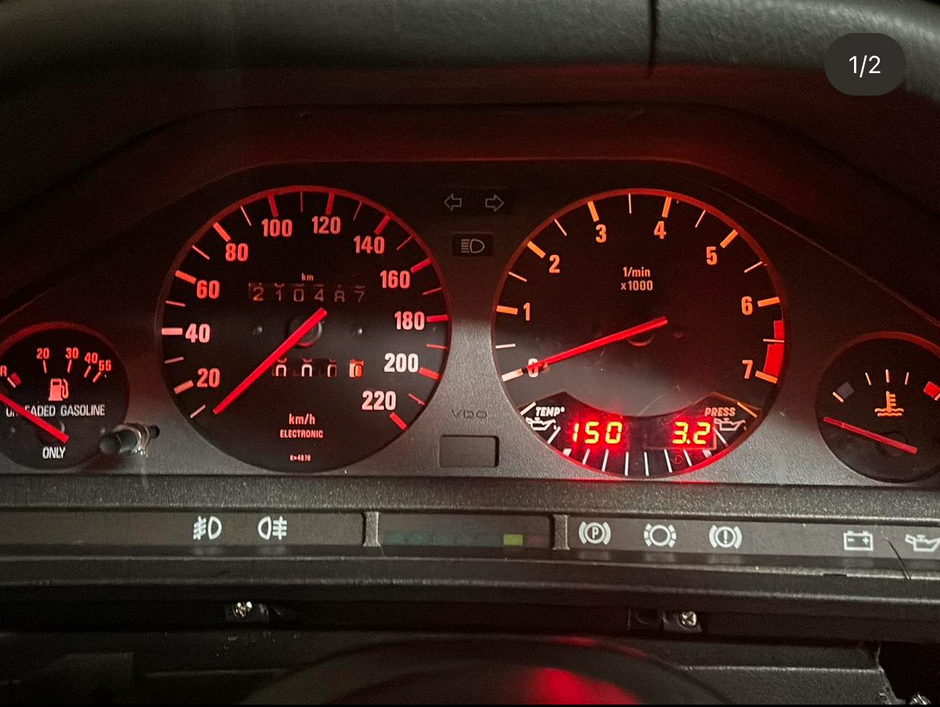 Kombiinstrument für Öltemperatur und -druck BMW E36