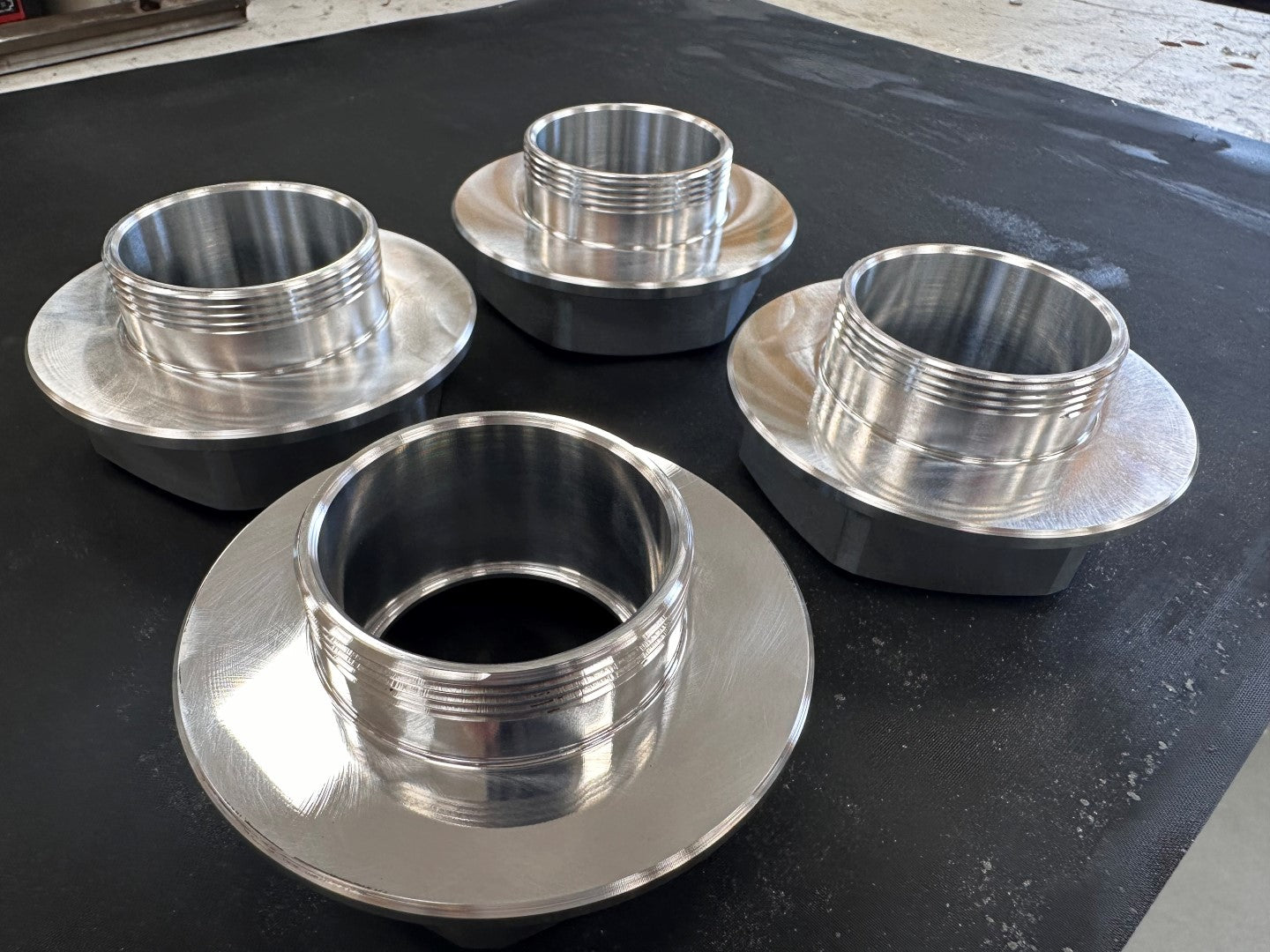Hexagones for B*S RS Aluminium polished ************ 4UNITS/set