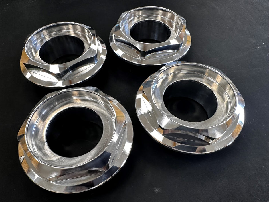 Hexagones for B*S RS Aluminium polished ************ 4UNITS/set
