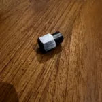 Adapter for temp sensor M12x1.5 to M14x1.5 male